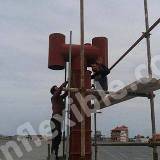 روش نصب کلاهک دودکش